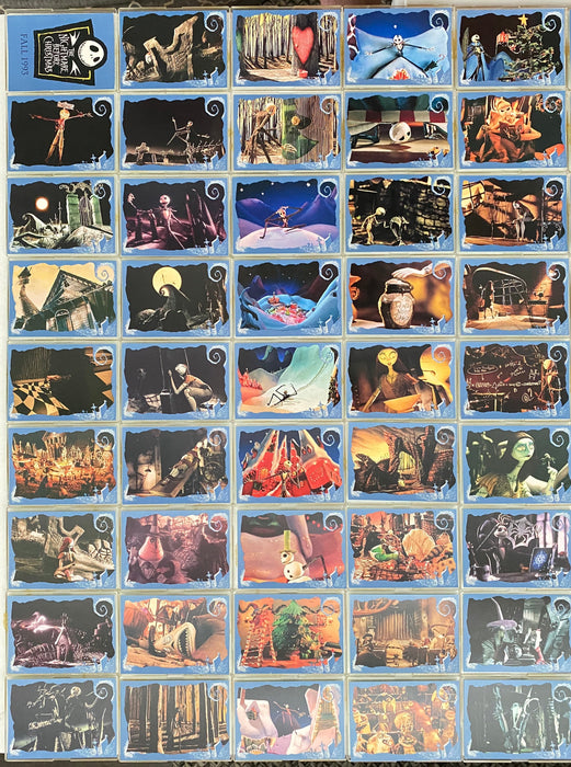 Nightmare Before Christmas Trading Card Set of 90 Cards Skybox