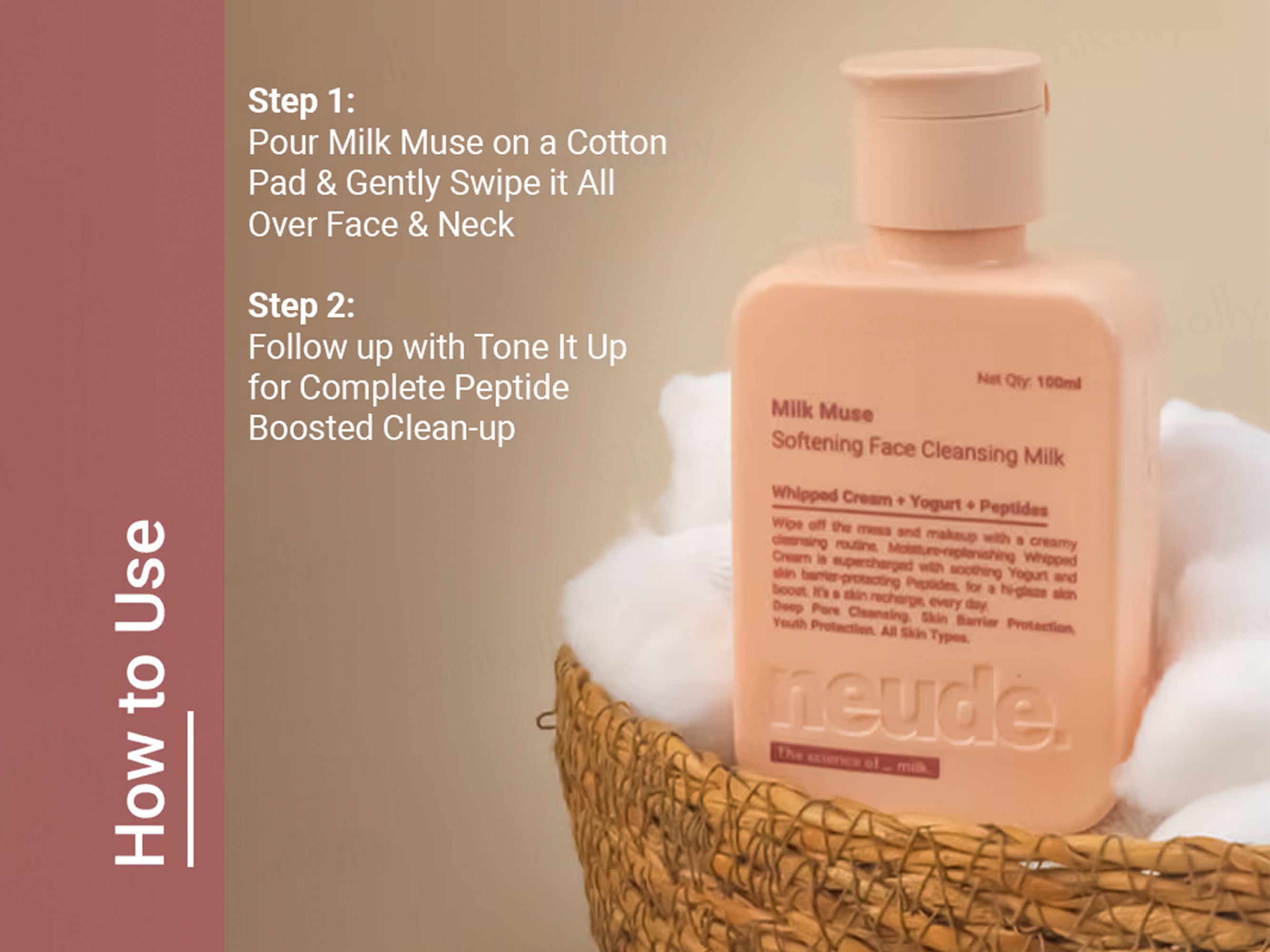 Buy Neude Milk Muse Softening Face Cleansing Milk Online at Best