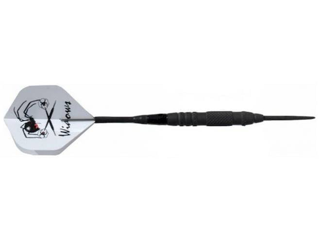 Laserdarts Black Widow Steel Tip Darts — Darts.com
