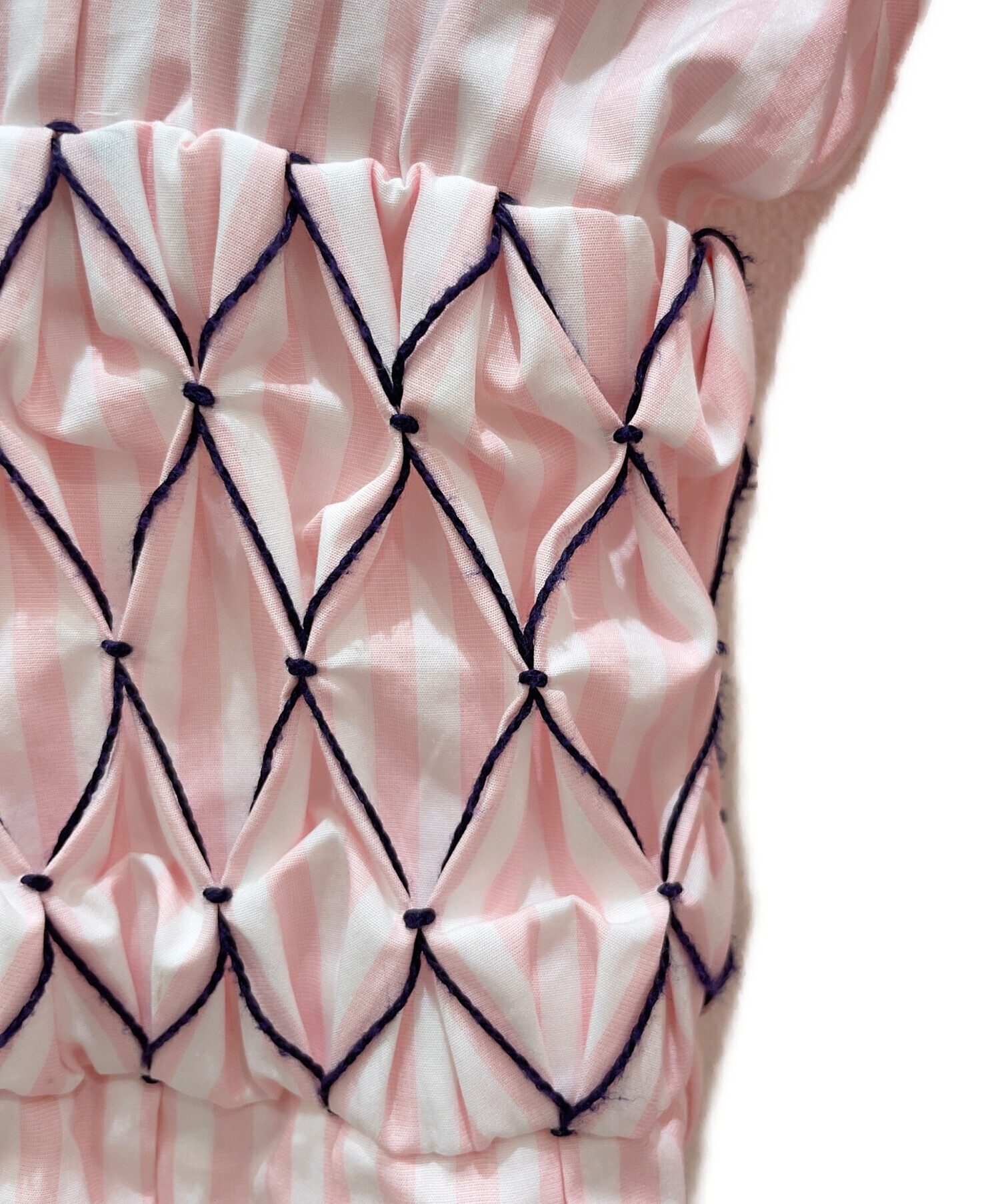 中古・古着通販】CHANEL (シャネル) ココボタンギャザーシャツ ピンク