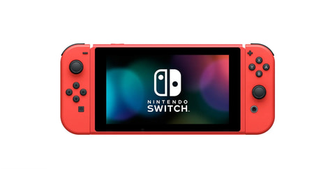 マリオカラーのNintendo Switch「マリオレッド×ブルー セット」本日