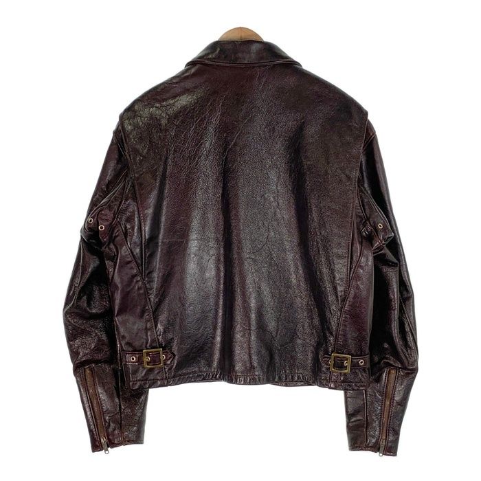 Schott ショット レザーシングルライダースジャケット 襟付 ボア