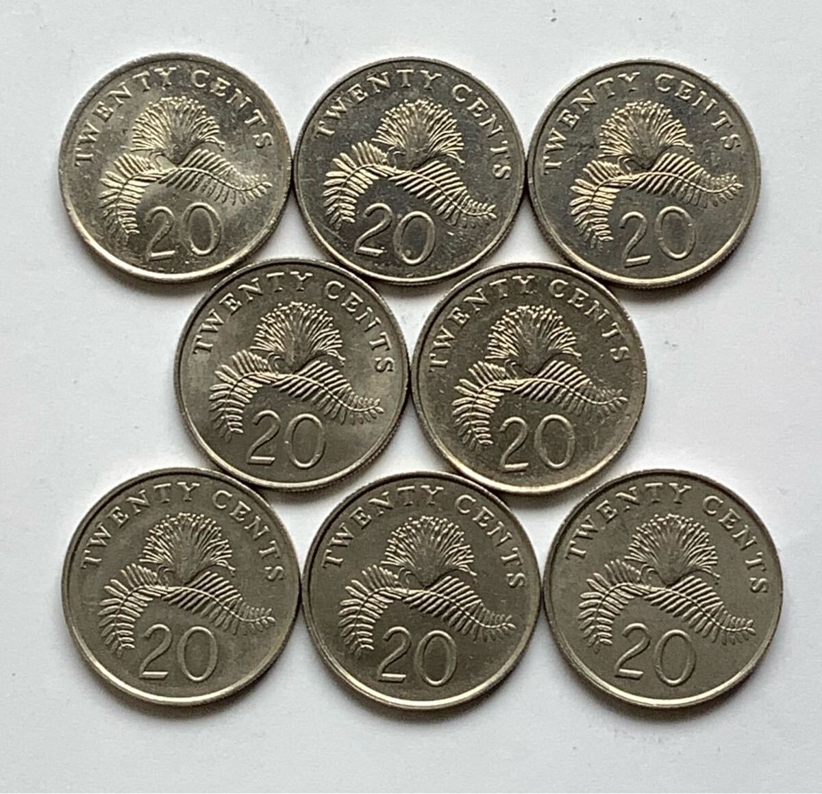 シンガポール旧20セント硬貨の値段と価格推移は？｜10件の売買データ