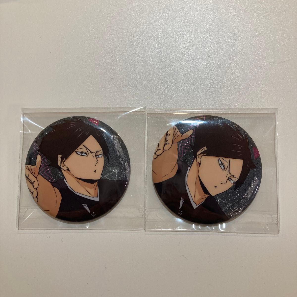 ハイキュー 角名倫太郎 角名 稲荷崎 グリッター 缶バッジ｜Yahoo