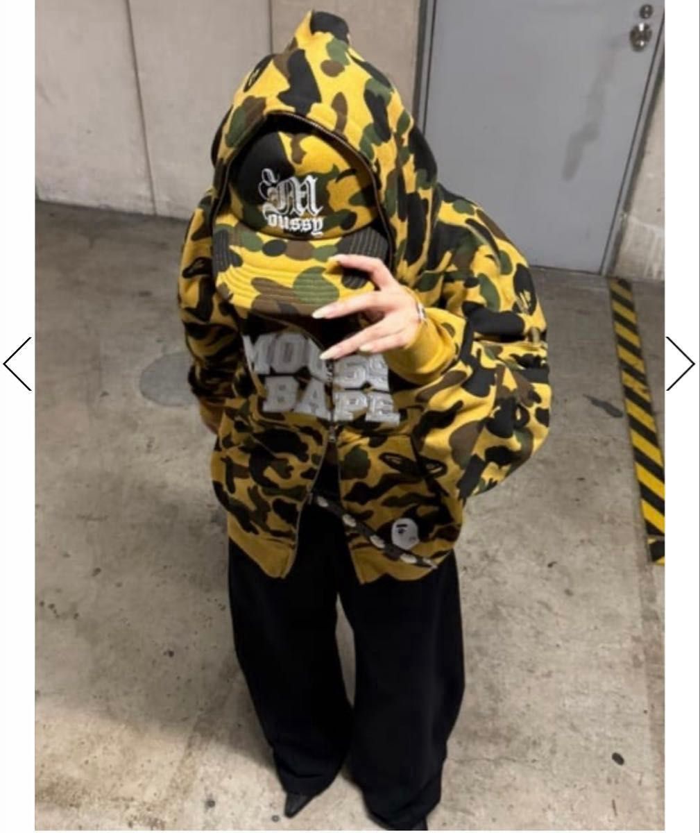 MOUSSY×APE BP/MS REISSUE MESH キャップ マウジーベイプエイプコラボ