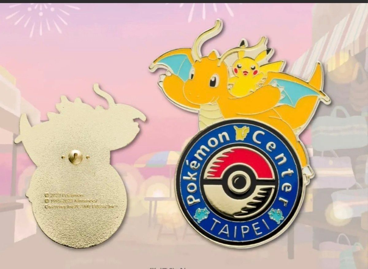 12/4以降発送 ポケモンセンター 台湾 台北 ピンバッジ ピンズ