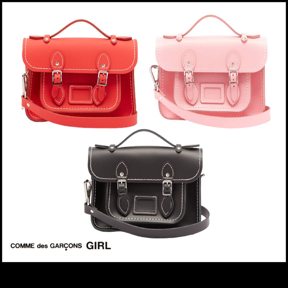 COMME des GARCONS GIRL Cambridge Satchel Companyレザーバッグ