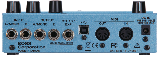 モジュレーション】BOSS ”MD-500” 28タイプのエフェクトを搭載した