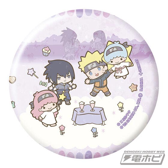 NARUTO -ナルト-』とサンリオキャラクターズがコラボしたホログラム