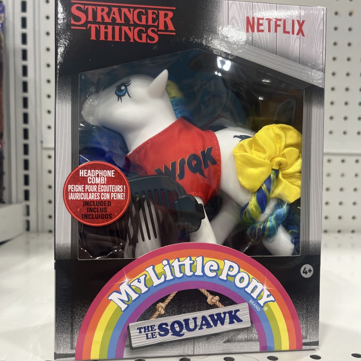 2025 My Little Pony x Stranger Things – The Squawk Pony - NEW 80s
