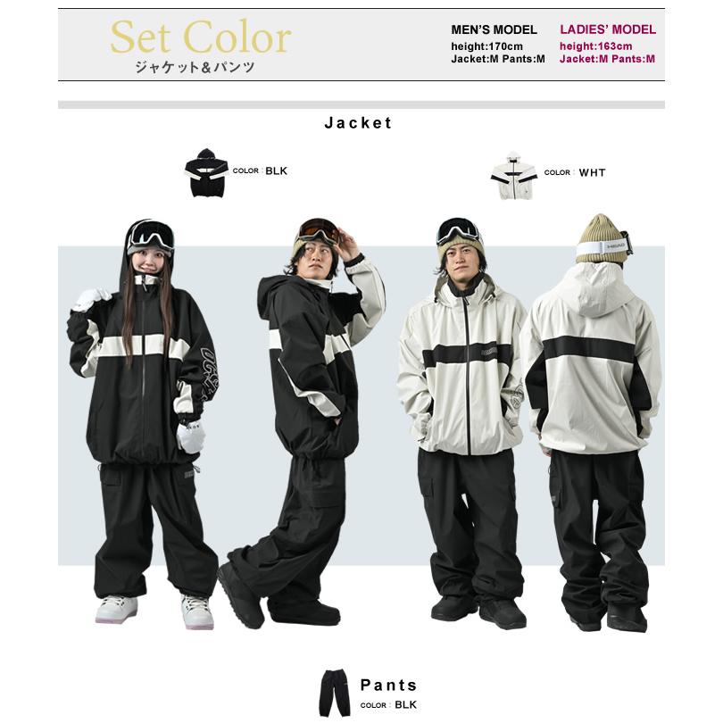 ディーシー DC スノーボードウェア 上下セット メンズ 24 SNOW STAND