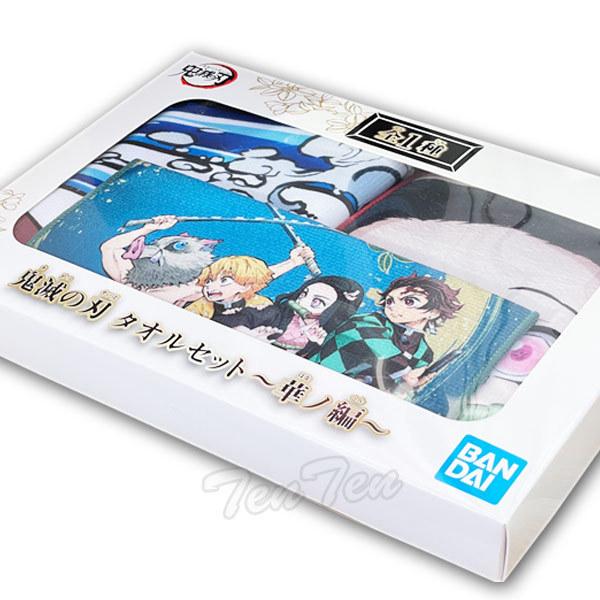 鬼滅の刃 タオルセット 華ノ編 3枚セット BOX 炭治郎 禰豆子 善逸