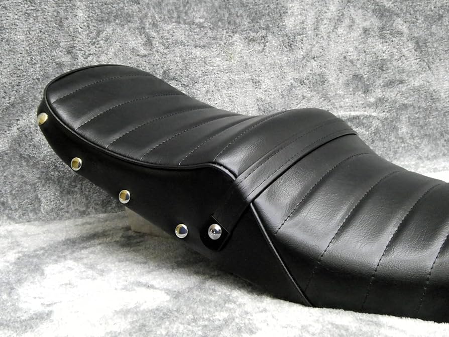 Amazon | XJR400 前期 タックロールシート (黒 レザー 鋲打ち