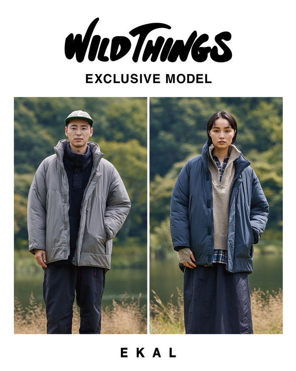 WILD THINGS × EKAL のコラボレーションが登場！防寒性もさること