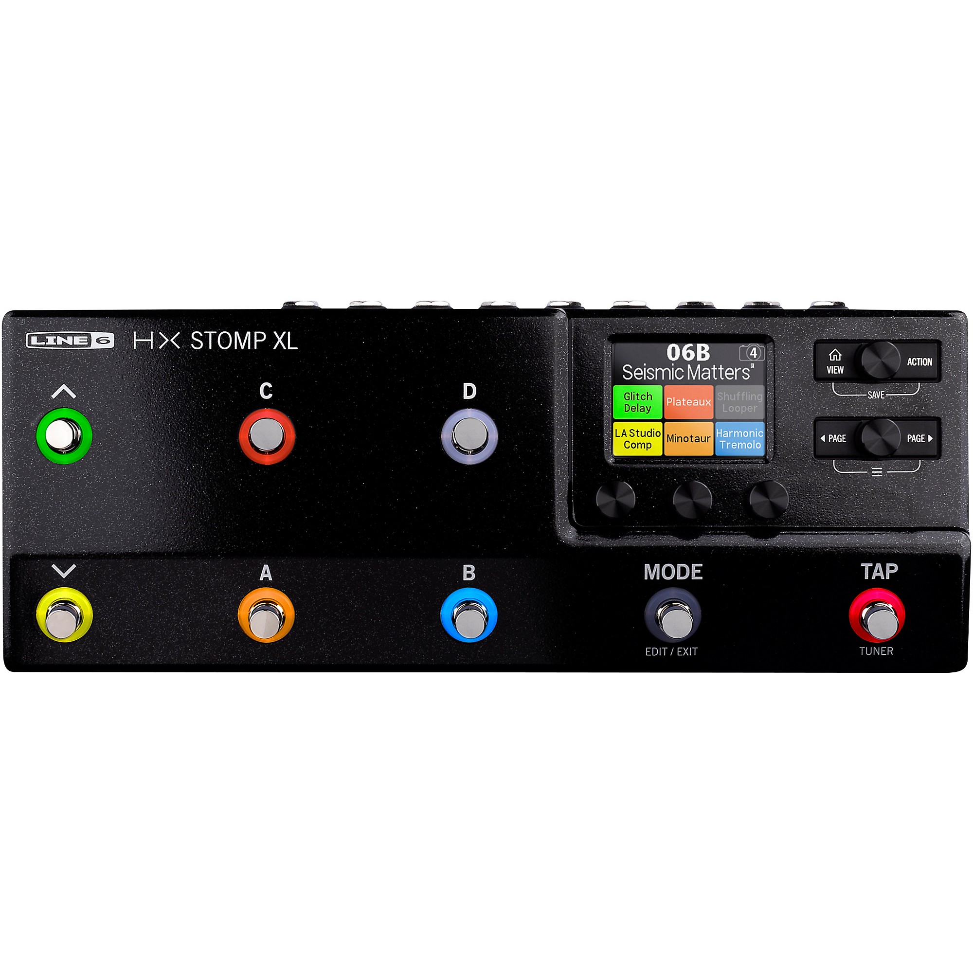 Line 6 HX Stomp XL Multi-Effects Pedal - Black | Guitar Center