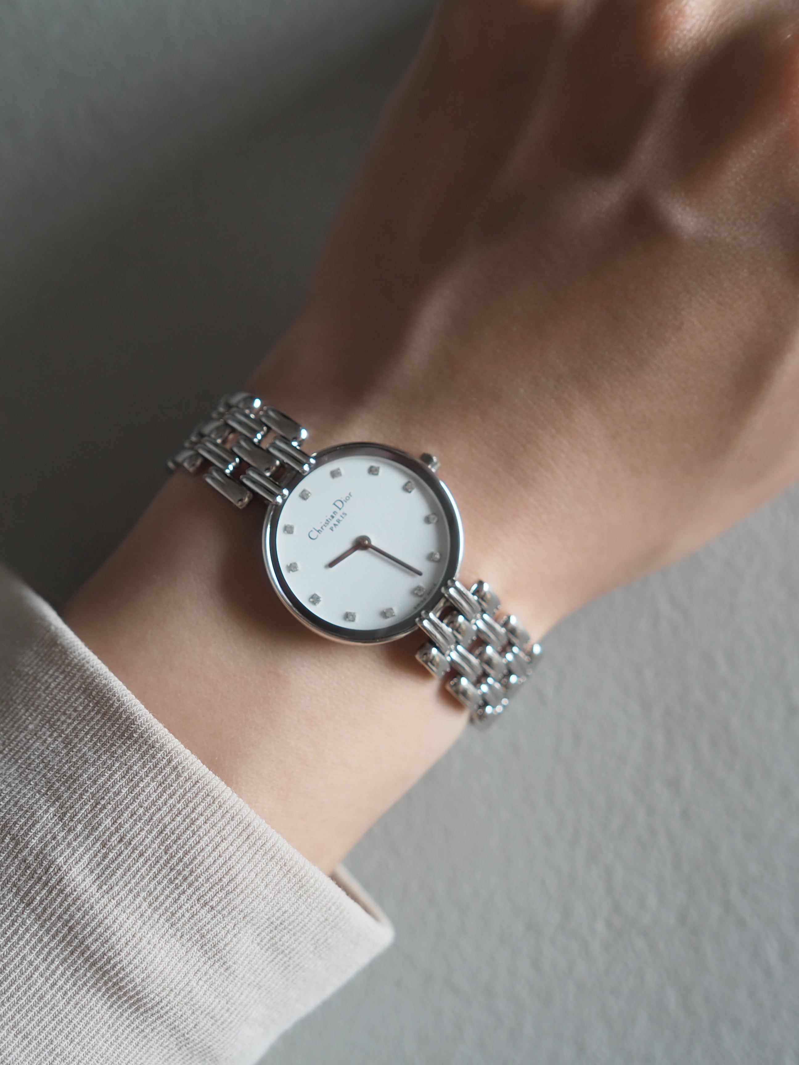 Christian Dior ディオール バギラ ウォッチ 腕時計 シルバー ヴィンテージ