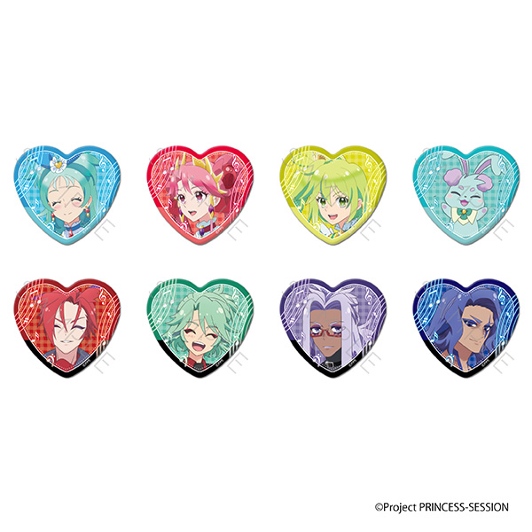 ハート型缶バッジ｜GOODS/Blu-ray/CD｜オリジナルTVアニメ「プリン