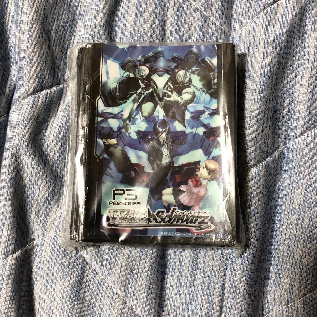 WS ペルソナ3　キャラクタースリーブ　非売品 金銀キャンペーン トレーディングカードゲーム「ヴァイスシュヴァルツ」に『ペルソナ3