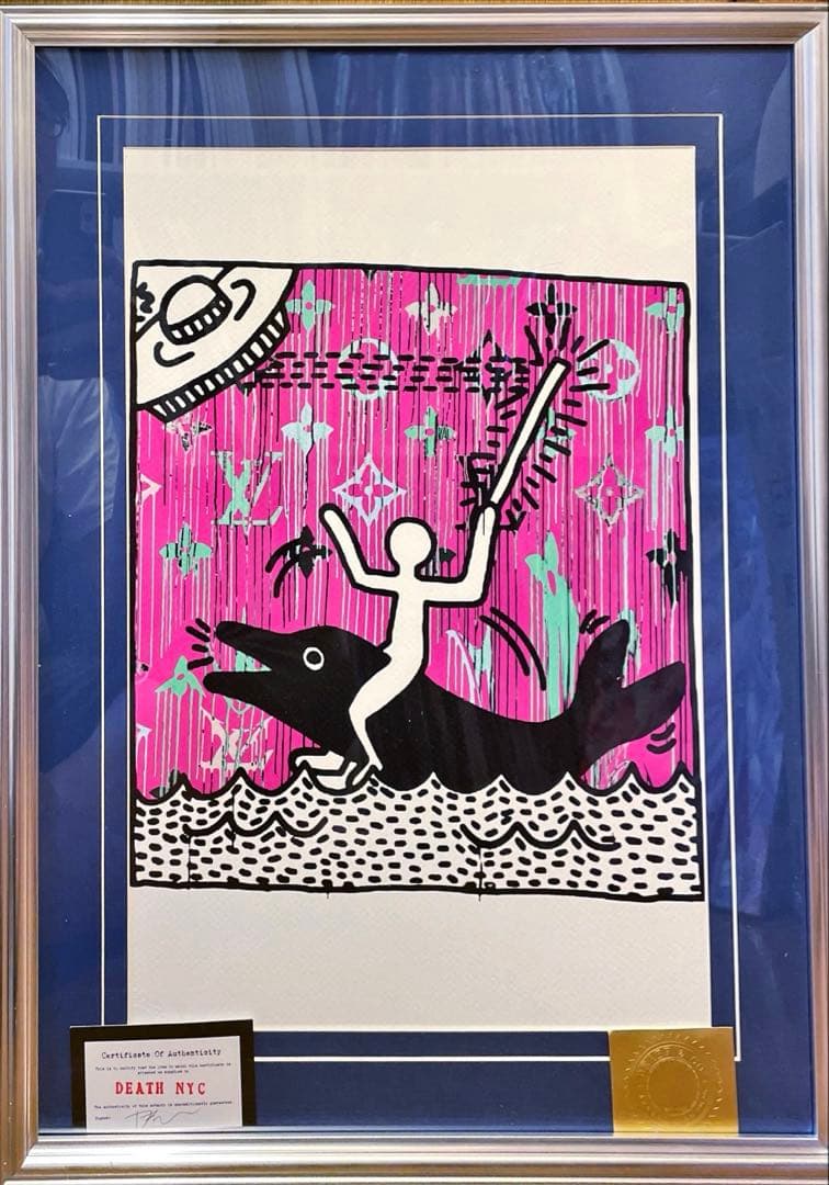 額込 世界限定100枚DEATH NYC アートポスター 現代アート 54