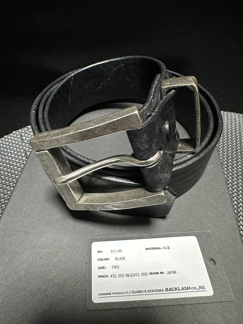 BACKLASH イタリアンダブルショルダー シワ加工　プルアップ ベルト