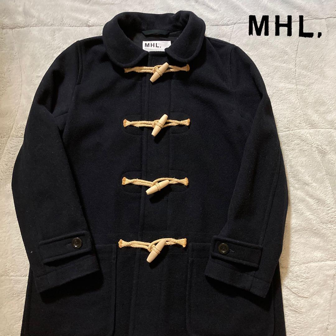 MHL. ダッフルコート　ロング丈　メルトン　丸襟　マーガレットハウエル　L 2026年最新】MARGARET HOWELL 着丈：ロング ダッフルコートの人気