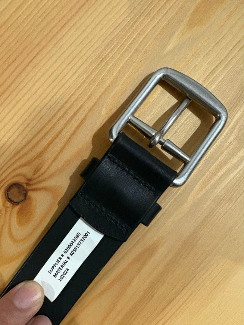 POLO RALPH LAUREN ブラック　レザー ベルト　サイズ32
