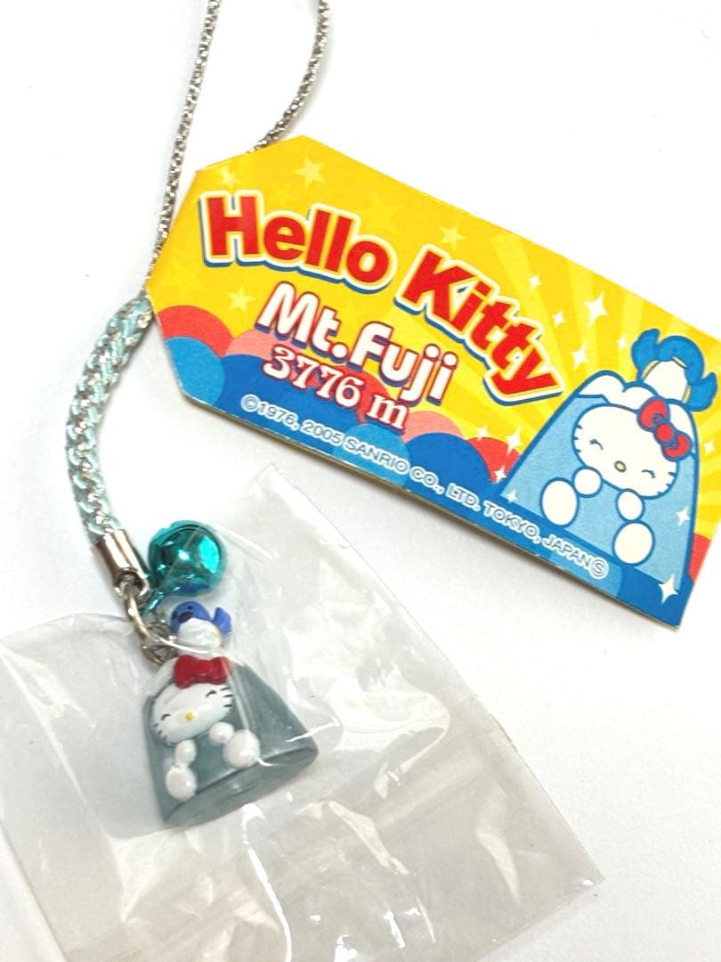 希少　レア　ご当地キティー　ストラップ　根付け　富士山　3776m