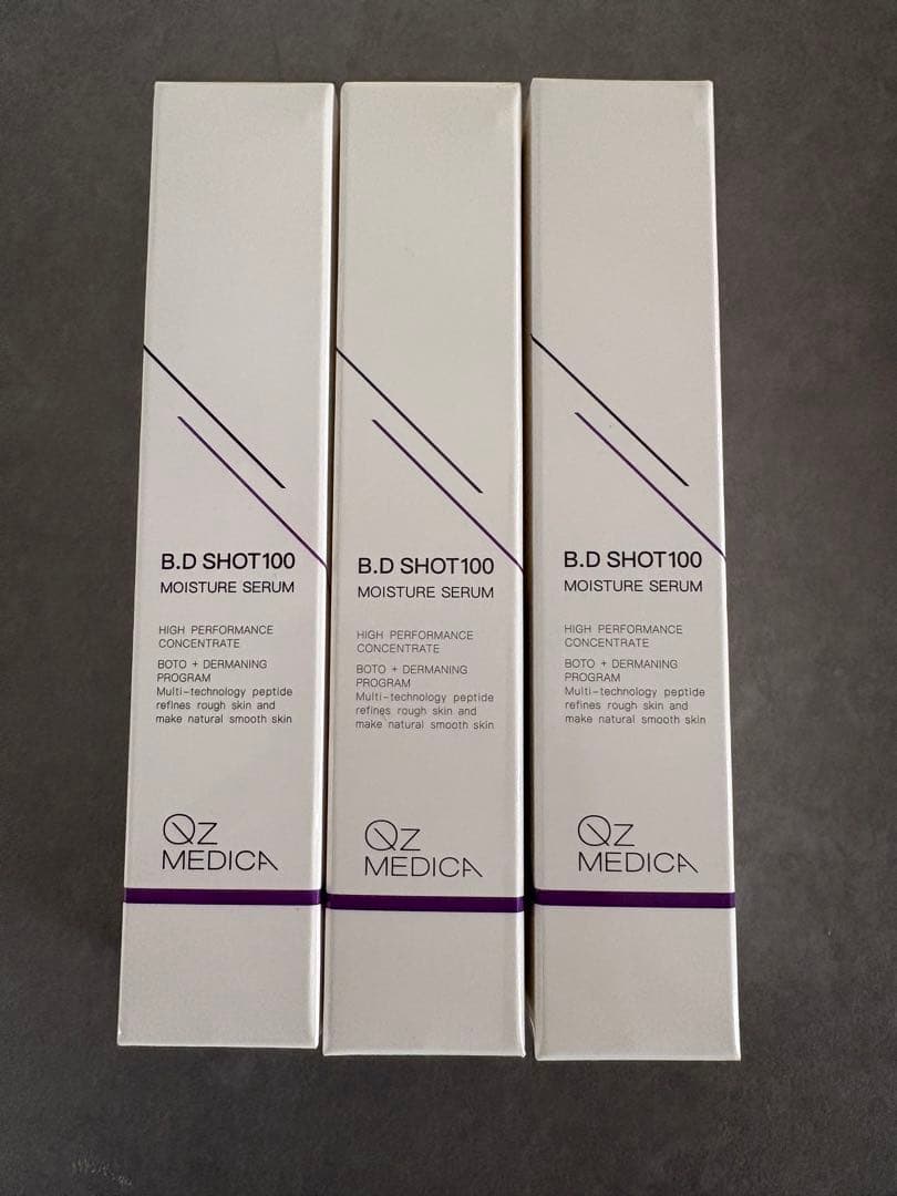 美容液 QZ MEDICA B.D SHOT 100 MOISTURE SERUM