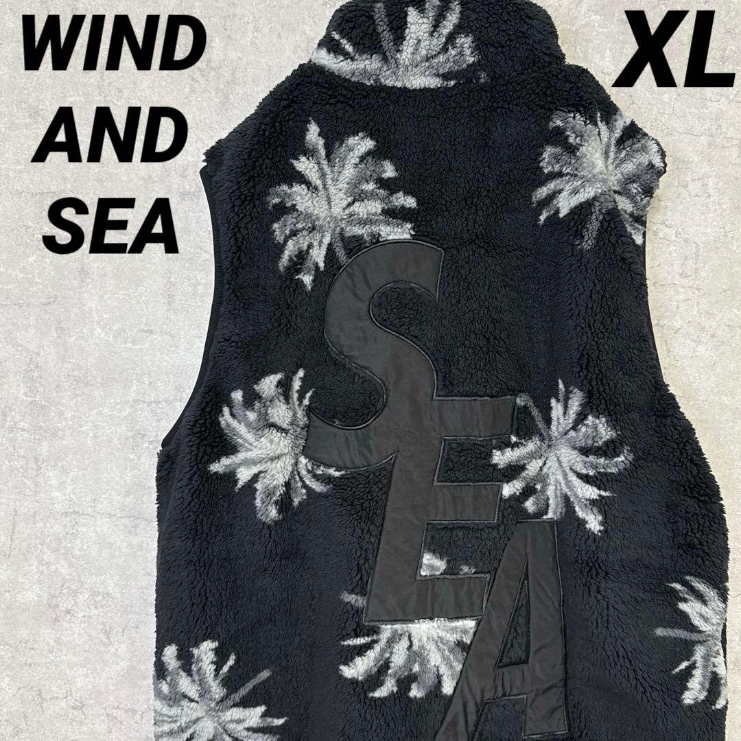 【タグ付き】WIND AND SEA PALM TREE フリースベスト　XL