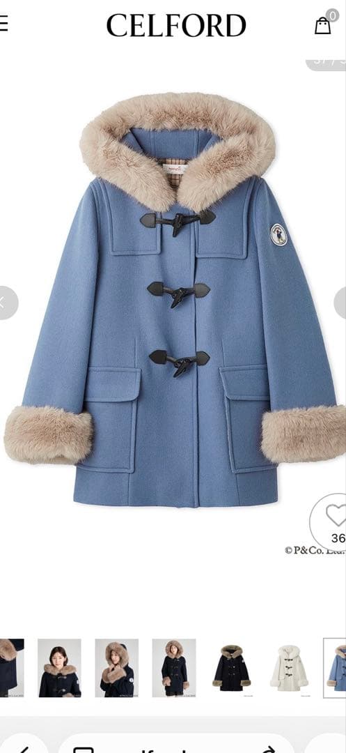 え*か様 パディントン(TM)×CELFORD】ダッフルコート