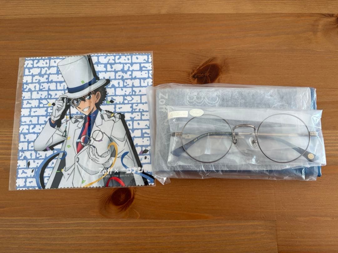 【新品未開封】怪盗キッド モデル Zoff×名探偵コナン まじっく快斗　眼鏡