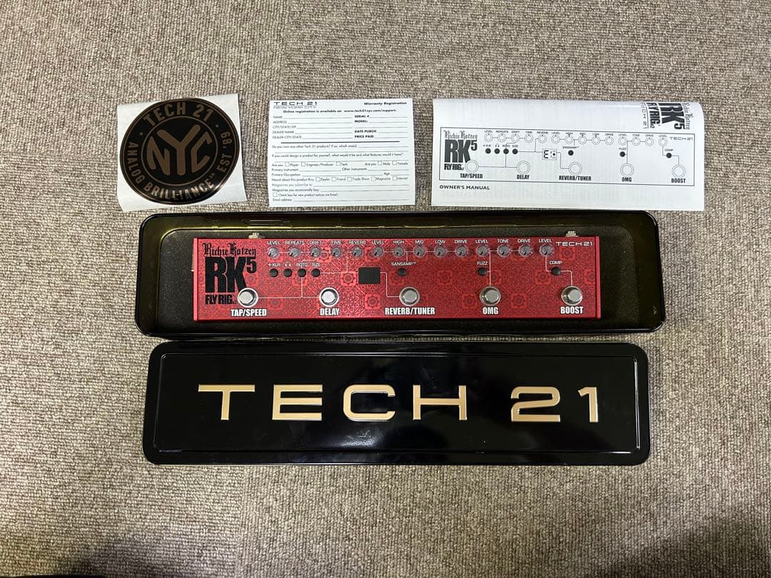 TECH21(テック21) RK5 FLY RIG V2 Tech 21 Richie Kotzen RK5-V2 – Motor City Guitar