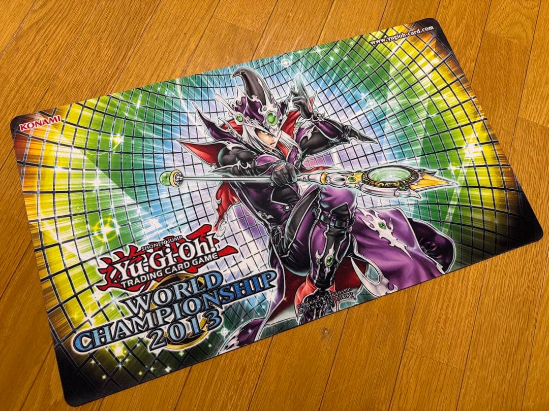 遊戯王 世界大会 WCS2013 プレイマット 伝説の闇の魔導師 遊戯王】「ワールドチャンピオンシップ2013」 賞品カード・限定プレイ