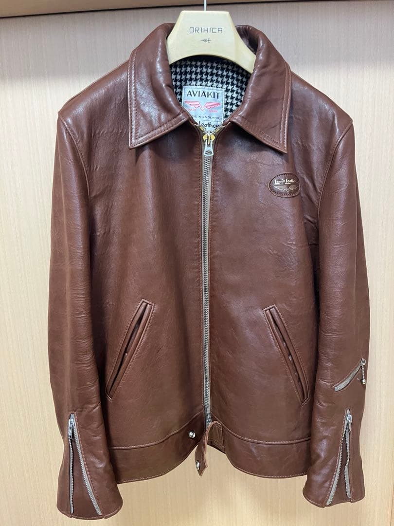 【セール】Lewis Leathers ブラウン コルセア