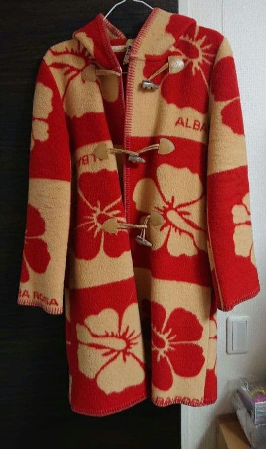 ALBA ROSA アルバローザ　ダッフル　ブランケットコート 升目コート ALBA ROSA アルバローザ 升目 ブランケット ロングコート 希少 - メルカリ