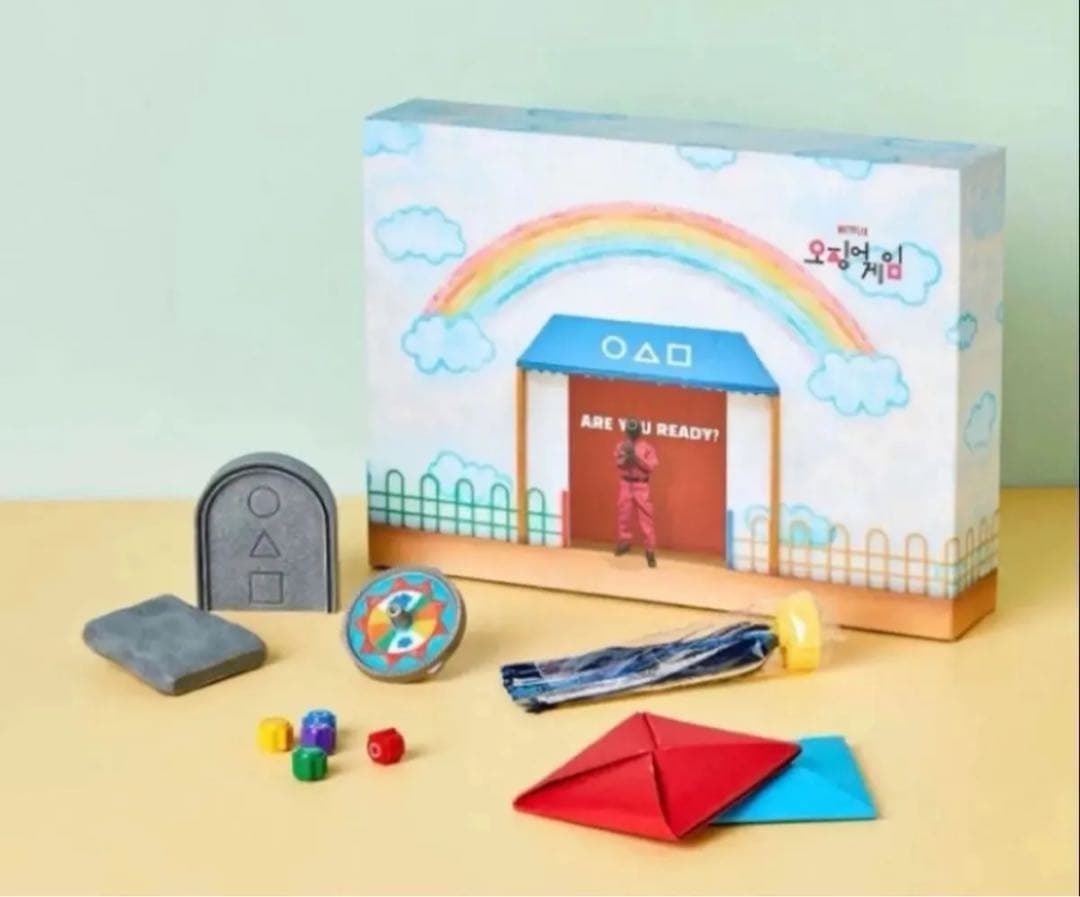 イカゲーム2 GS25公式 めんこコンギノリ おてだま コマ回し チェギ蹴り