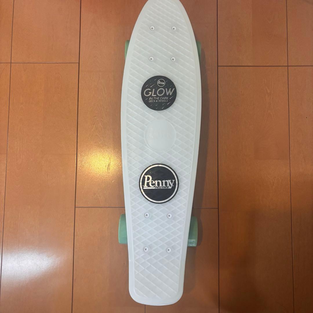ペニー Penny Glow スケートボード 葉っぱ柄 スケボー 22インチ 緑 Penny ペニー スケートボード 22インチ グリーン 希少カラー 南国柄