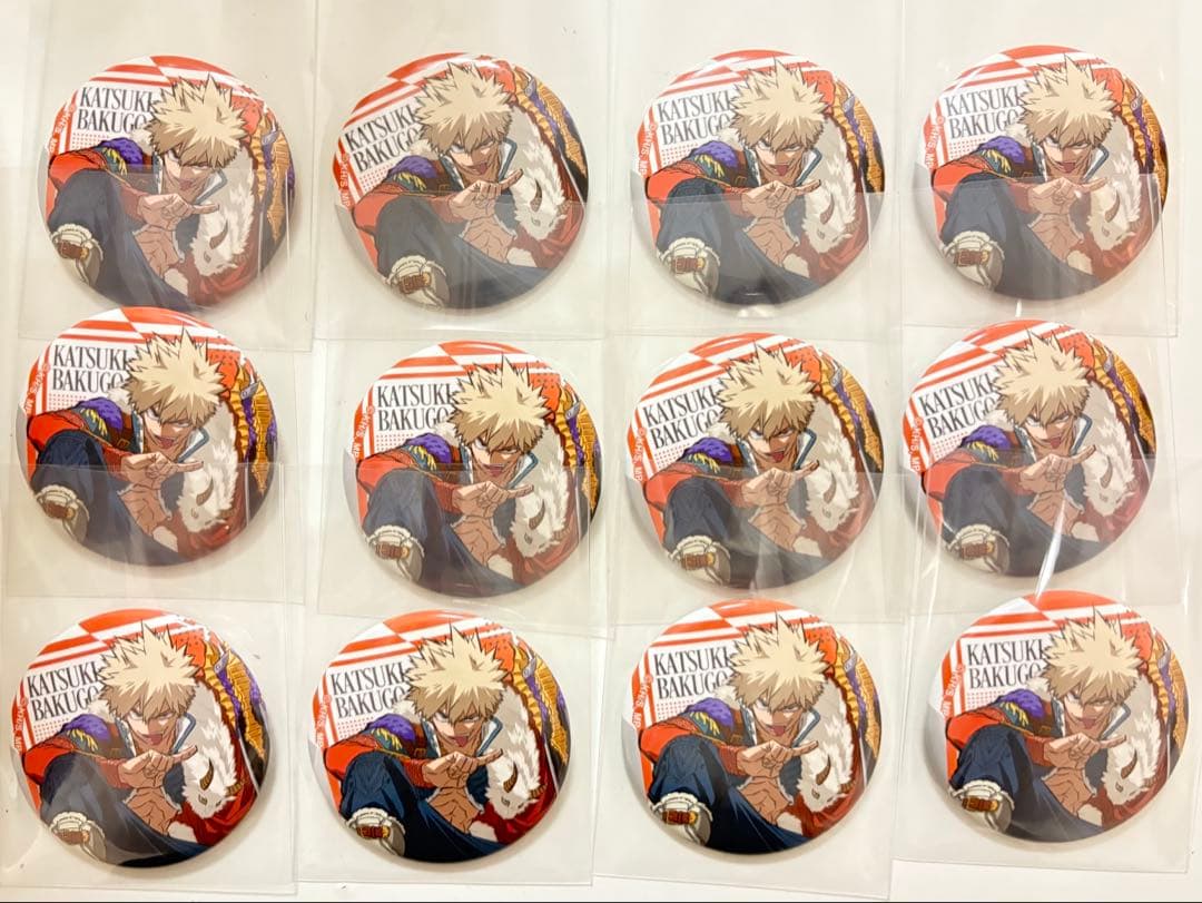 僕のヒーローアカデミア ヒロアカ 爆豪　勝己 十傑 缶バッジ TOHO 12個 公式オンラインストア僕のヒーローアカデミア 缶バッジコレクション
