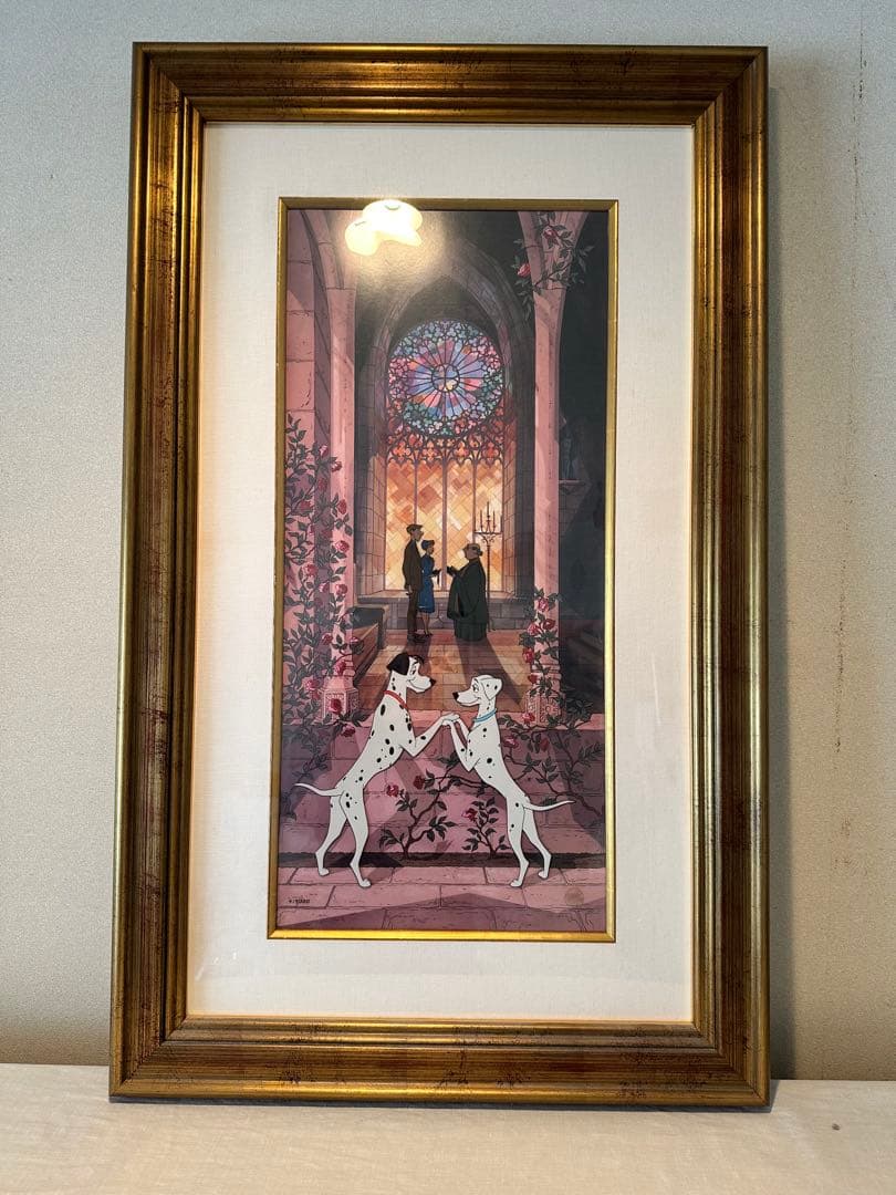 １０１わんちゃん　「ダブル・ウェディング」 セル画　限定５００