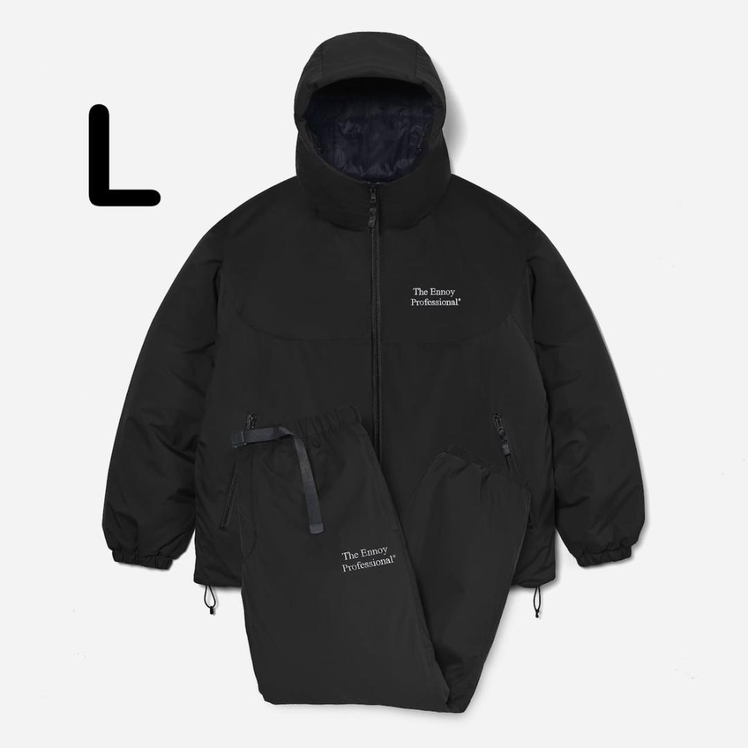 ENNOY PADDED NYLON SET UP BLACK サイズL