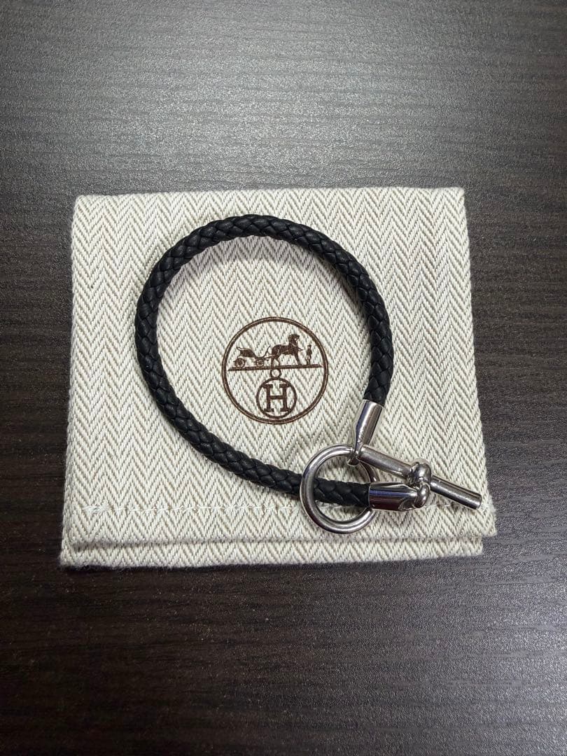 HERMES グレナン　レザーブレスレット