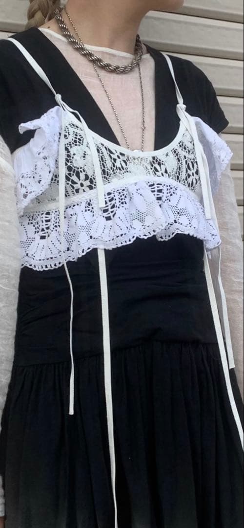 malion vintage 4way lace camisole