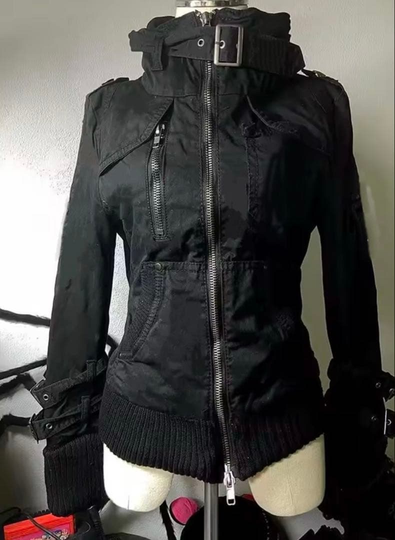 y2k archive グランジ 平成 V系 ミリタリージャケット - メルカリ