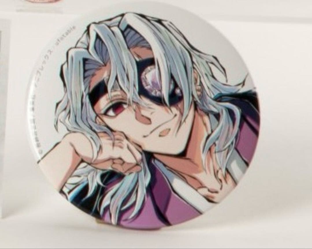 鬼滅の刃　宇髄天元　C104　寝そべり　缶バッジ 鬼滅の刃 寝そべりイラストグッズセット うちわ 缶バッジ 宇髄 天元