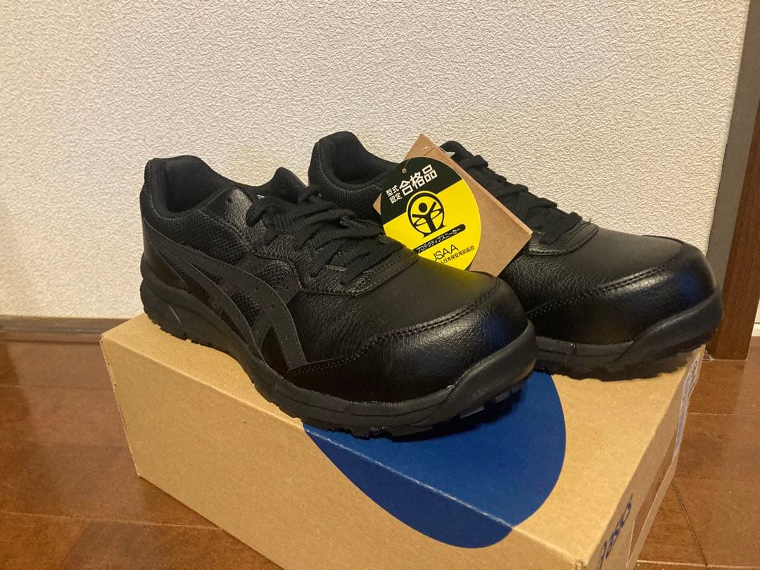 ASICS WINJOB CP111 ブラック 26.5cm ワイド　安全靴