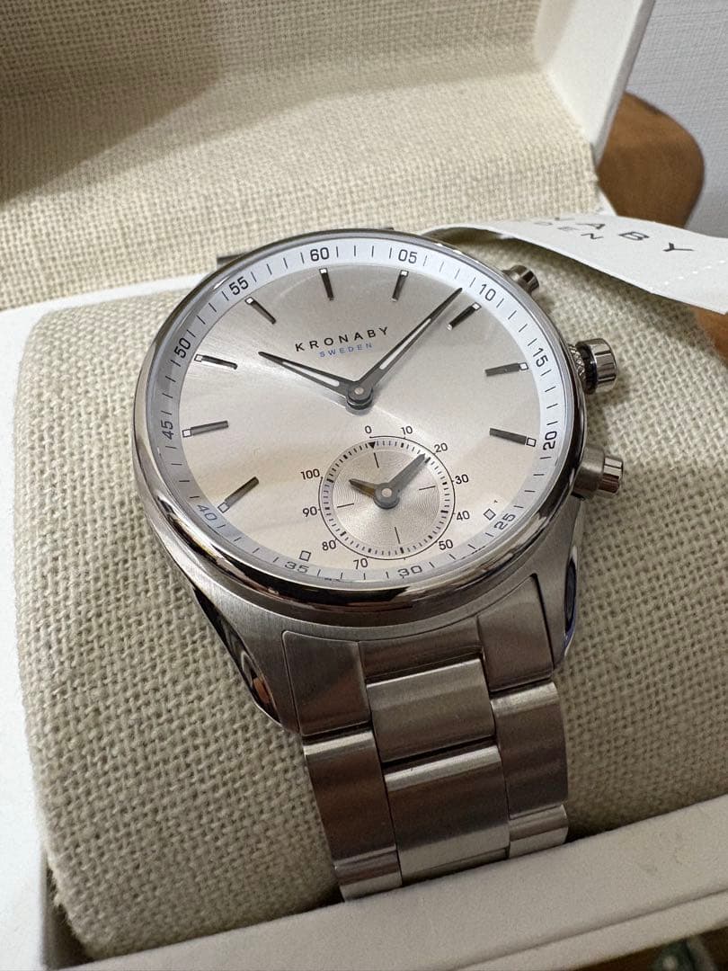 【新品】クロナビー　スウェーデン　時計　定価7万円の商品