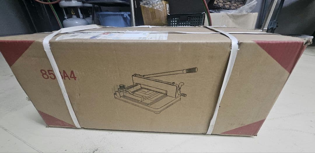 ダイシン商業　業務用　ペーパーカッター DS-858A4 約16kg 裁断機