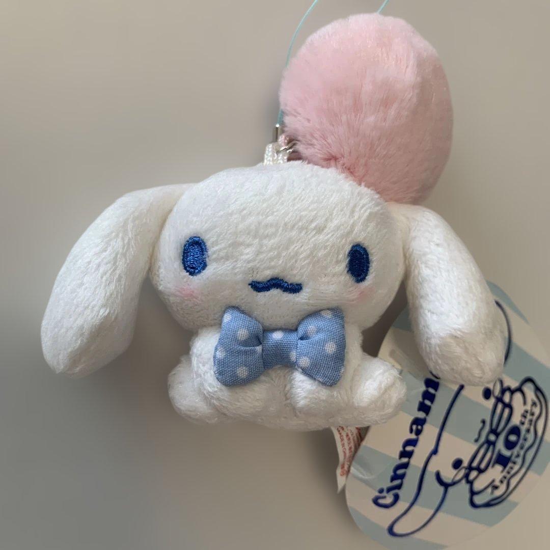 【新品】 シナモロール 10周年 マスコット ちょこんとストラップ シナモン 楽天市場】シナモロール 3Dマスコット付きハンドストラップ : サンリオ