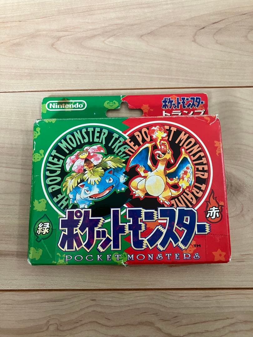 初代 ポケットモンスター トランプ 緑 赤 54枚×2 超激レア【新品/未使用】ポケットモンスター トランプ 赤 緑 ポケモン