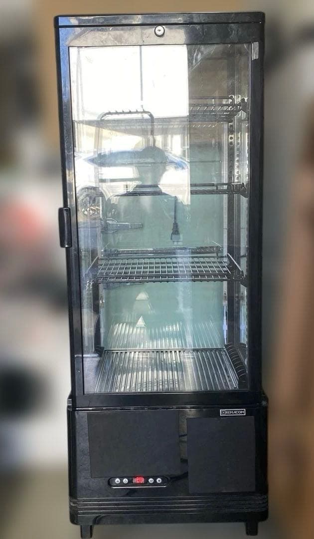 近隣地域限定送料無料❗️105L レマコム製 4面ガラス冷蔵ショーケース